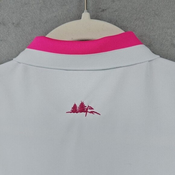 G/FORE White Tank Top with Pink Accents - Picture 8 of 8